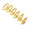 We R Memory Keepers Cinch Metal Hinge Binding 4 Units / Pack Gold 60000610